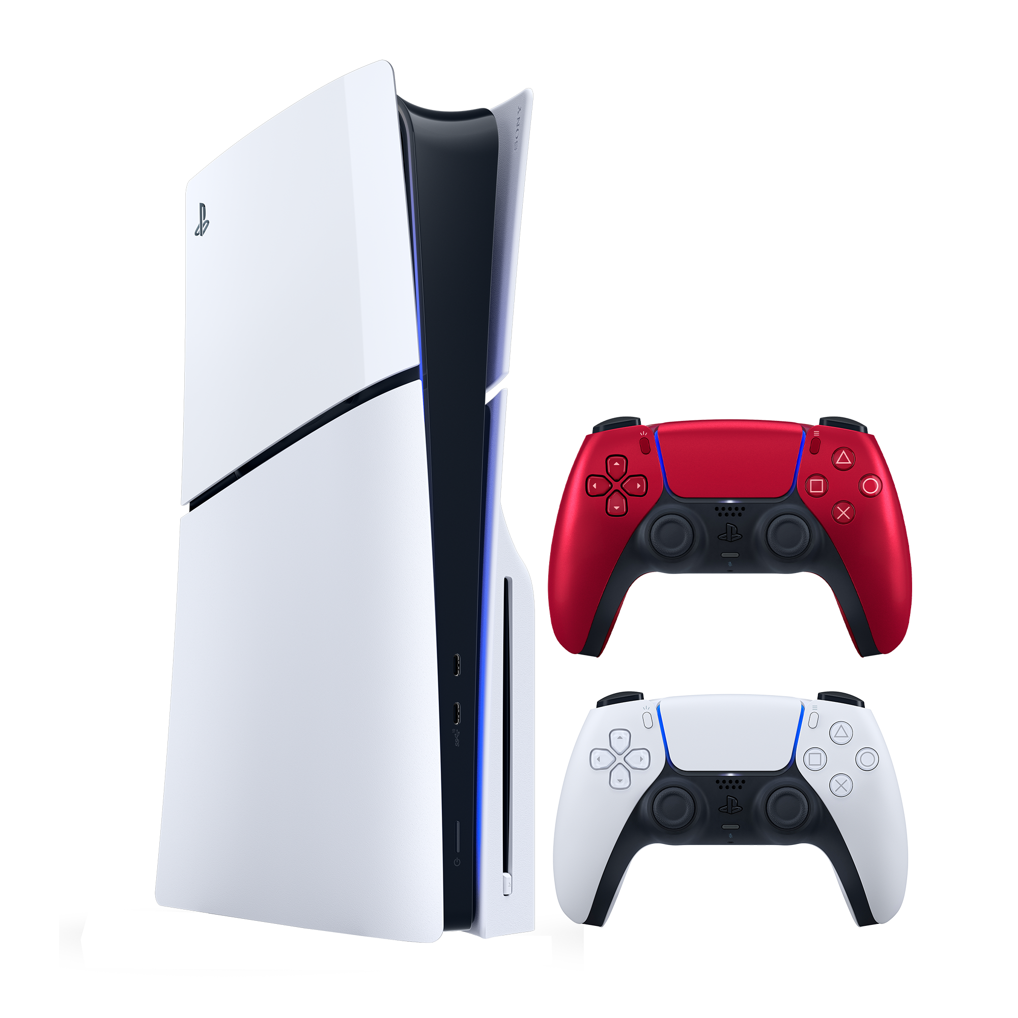 PS5 Disc + Extra Volcanic Red DualSense (Capitec Bundle)