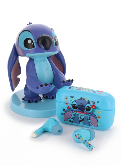 Cable Guy: Lilo & Stitch, Buds Pro Bundle - Wireless Bluetooth Earbuds & Holder - KOODOO