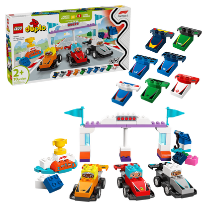LEGO DUPLO: F1 Team Race Cars & Drivers - KOODOO