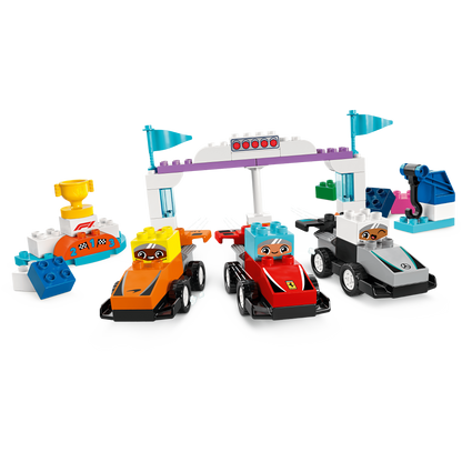 LEGO DUPLO: F1 Team Race Cars & Drivers - KOODOO