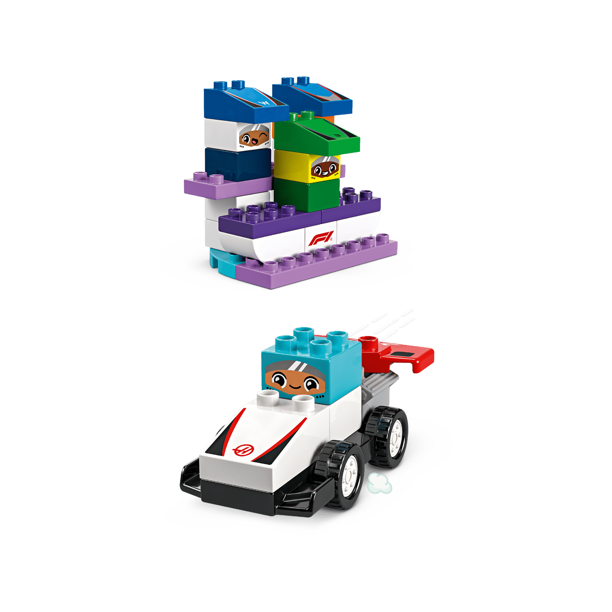 LEGO DUPLO: F1 Team Race Cars & Drivers - KOODOO