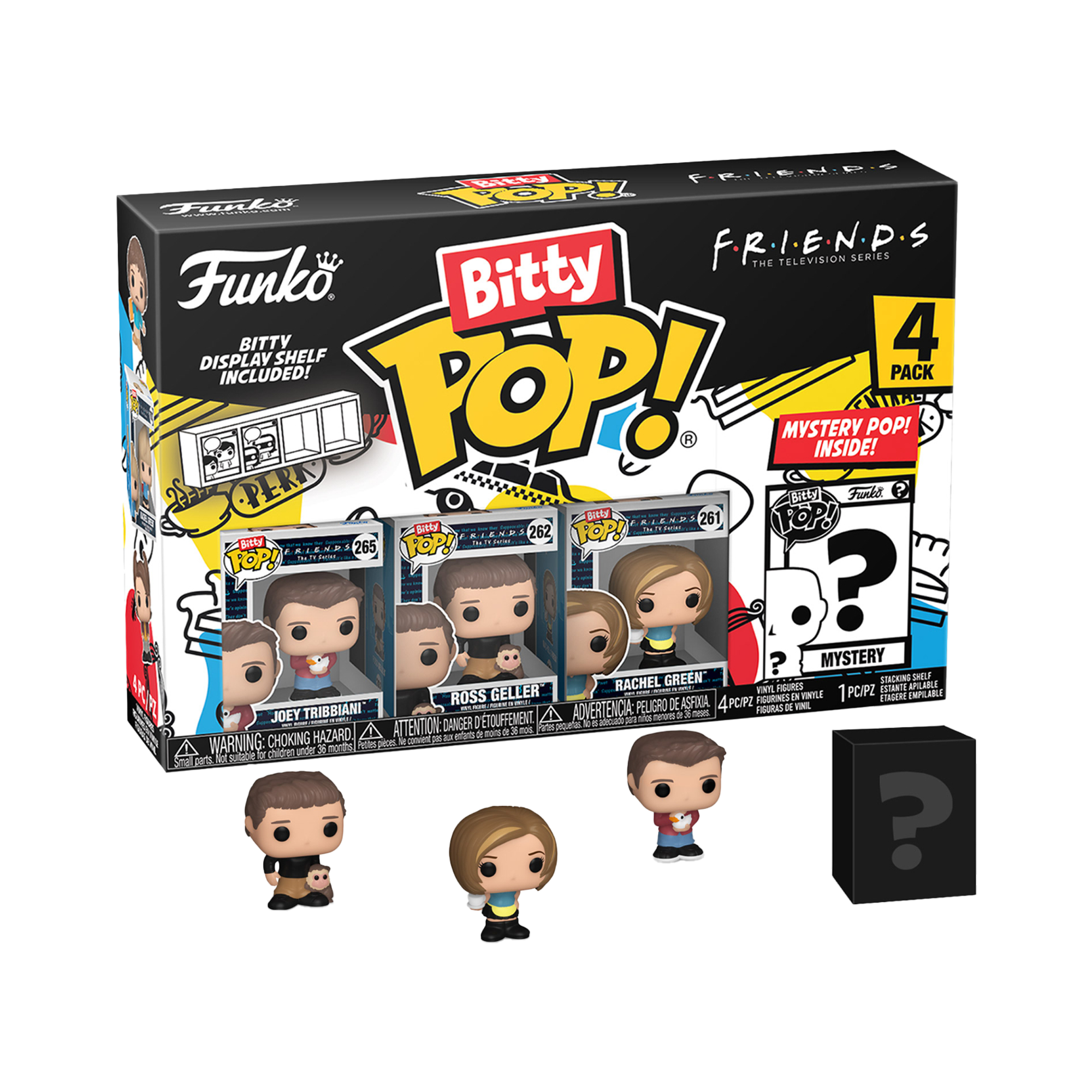 Funko Mystery Bitty Pop! Friends Series 2 - 4 Pack - KOODOO
