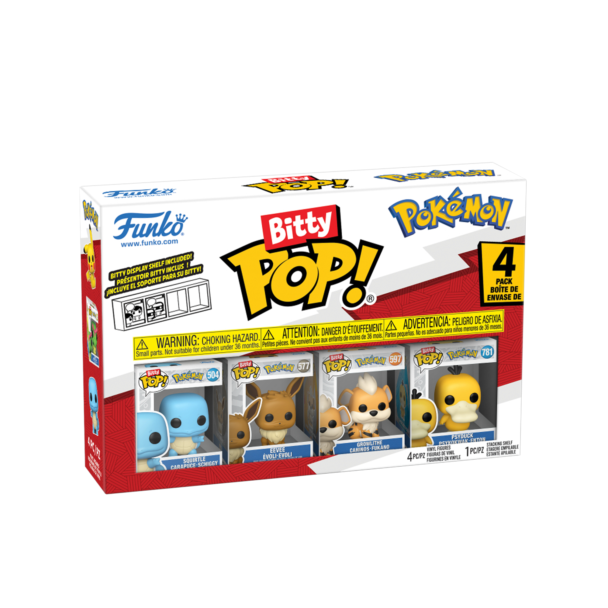 Funko Bitty Pop! Pokemon: 4 Pack Series 4 - KOODOO