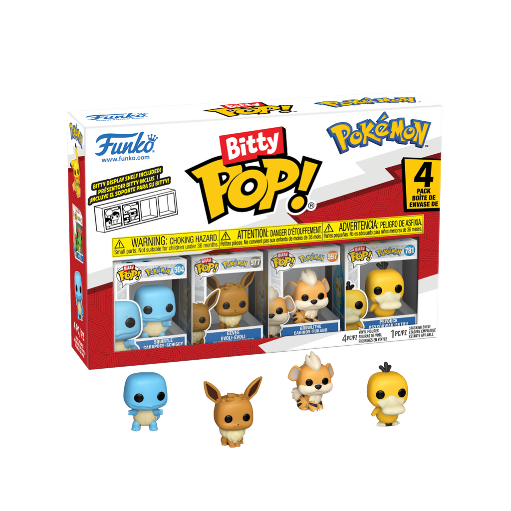 Funko Bitty Pop! Pokemon Series 4 - 4 Pack