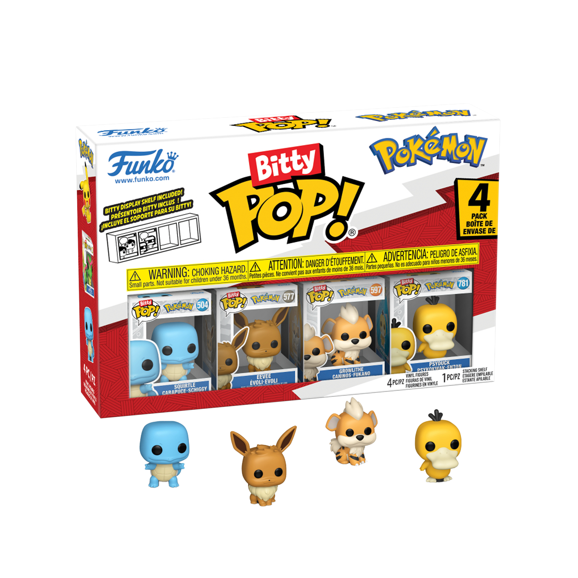 funko pop ポケモン　Pokémonセット Funko Bitty Pop! Pokemon Series 4 - 4 Pack | KOODOO.co.za