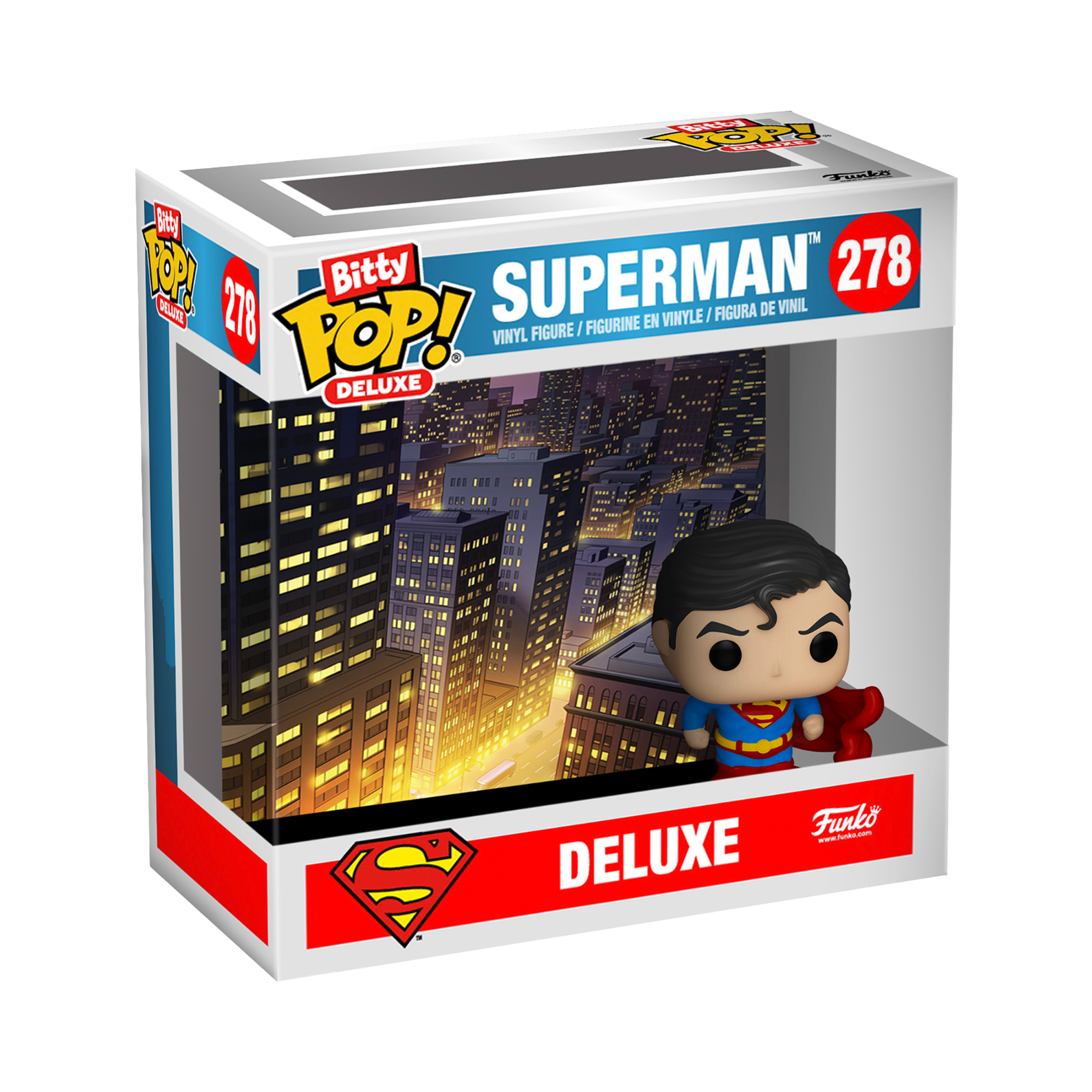 Funko Bitty Pop! Deluxe: DC - Superman - Superman (Cityscape) - KOODOO