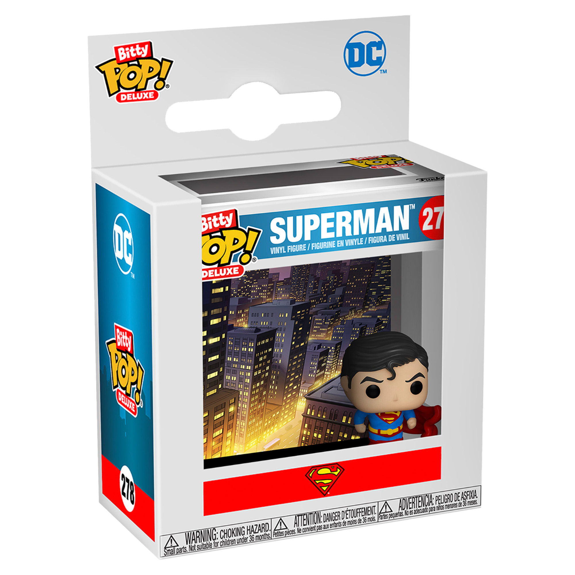 Funko Bitty Pop! Deluxe: DC - Superman - Superman (Cityscape) - KOODOO