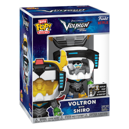 Funko Pop! Bitty Bot: Voltron Legendary Defender - Voltron With Shiro - KOODOO