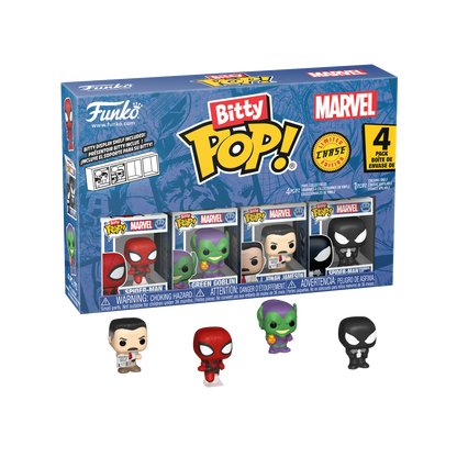 Funko Bitty Pop! Marvel Spider-Man: 4 Pack Series 1 - KOODOO