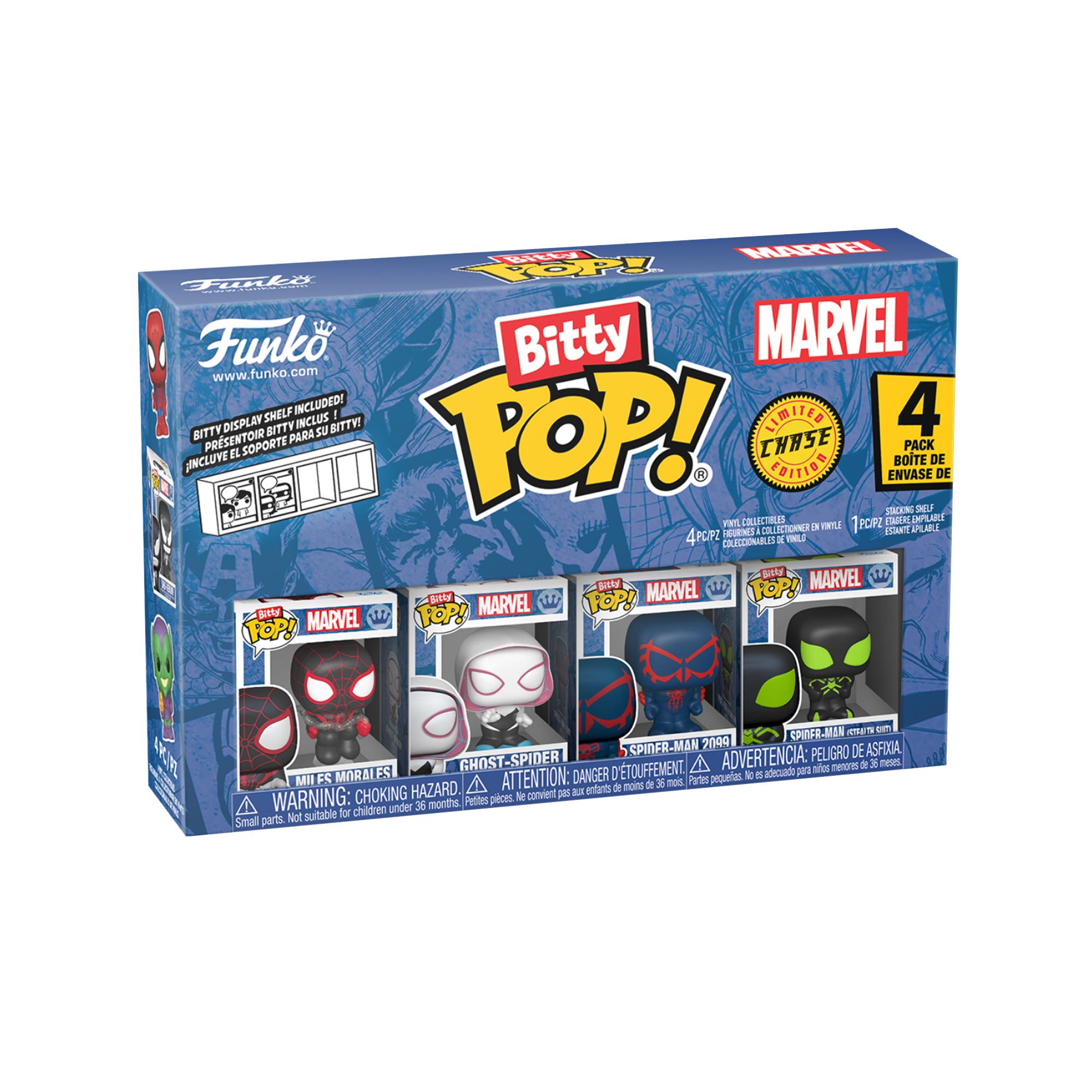 Funko Bitty Pop! Marvel Spider-Man: 4 Pack Series 2 - KOODOO