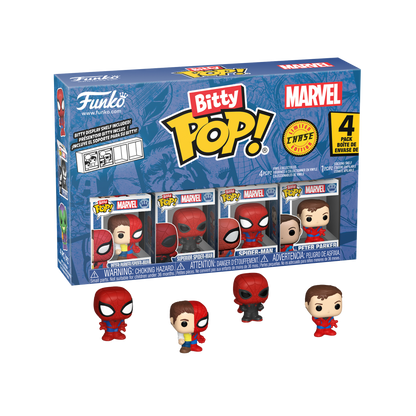 Funko Bitty Pop! Marvel Spider-Man: 4 Pack Series 4 - KOODOO