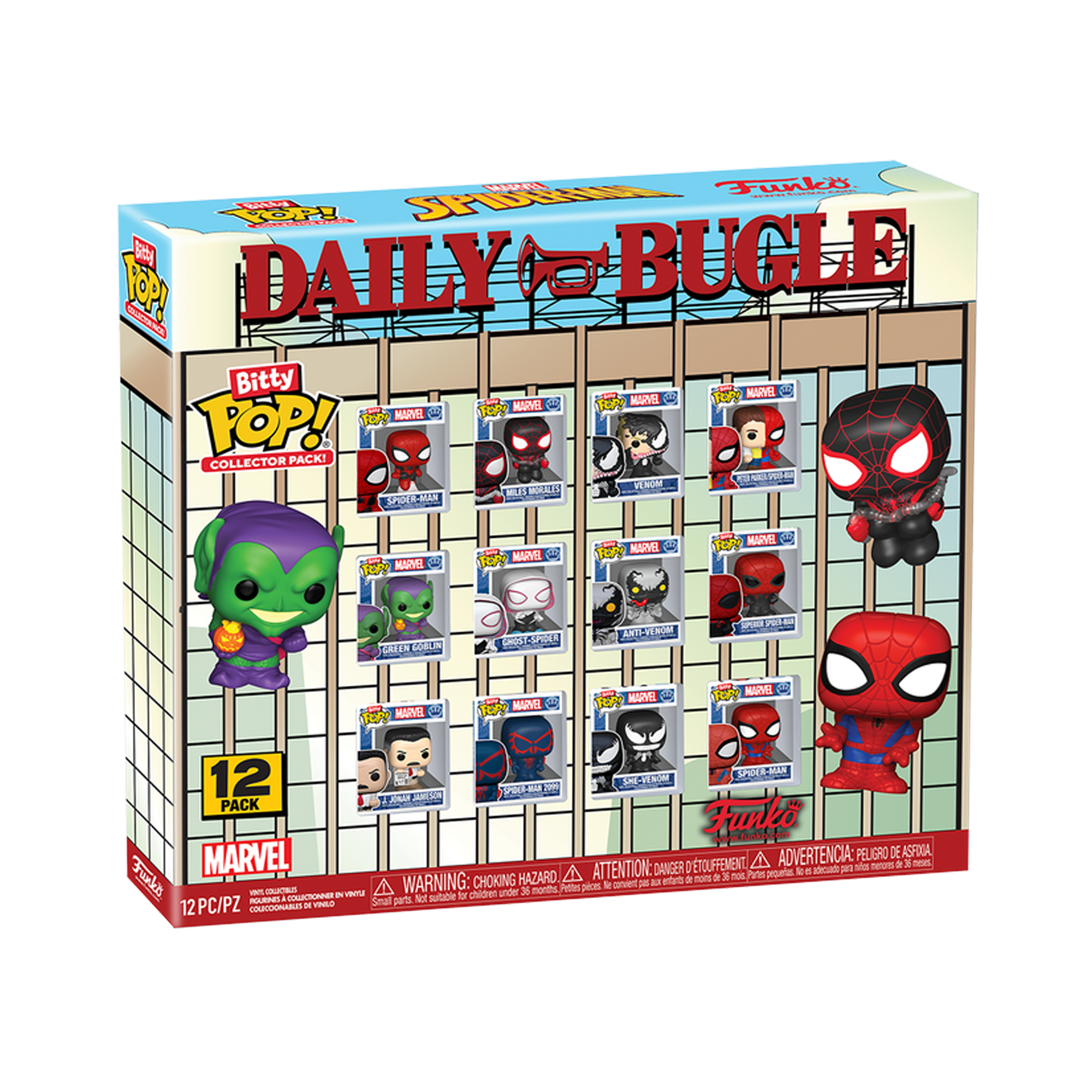 Funko Bitty Pop! Collector Pack: Marvel - Spider-Man 12 Pack - KOODOO