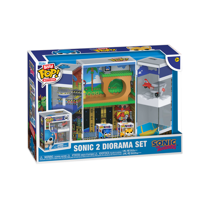 Funko Bitty Pop! Bitty Box: Sonic the Hedgehog - Sonic 2 Diorama Set - KOODOO