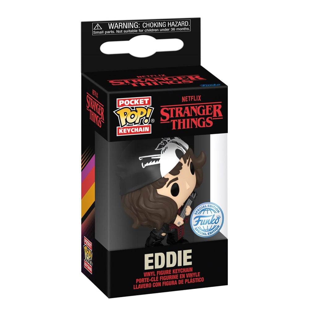 Funko Pocket Pop! Keychain - Stranger Things - Eddie with Guitar! - KOODOO