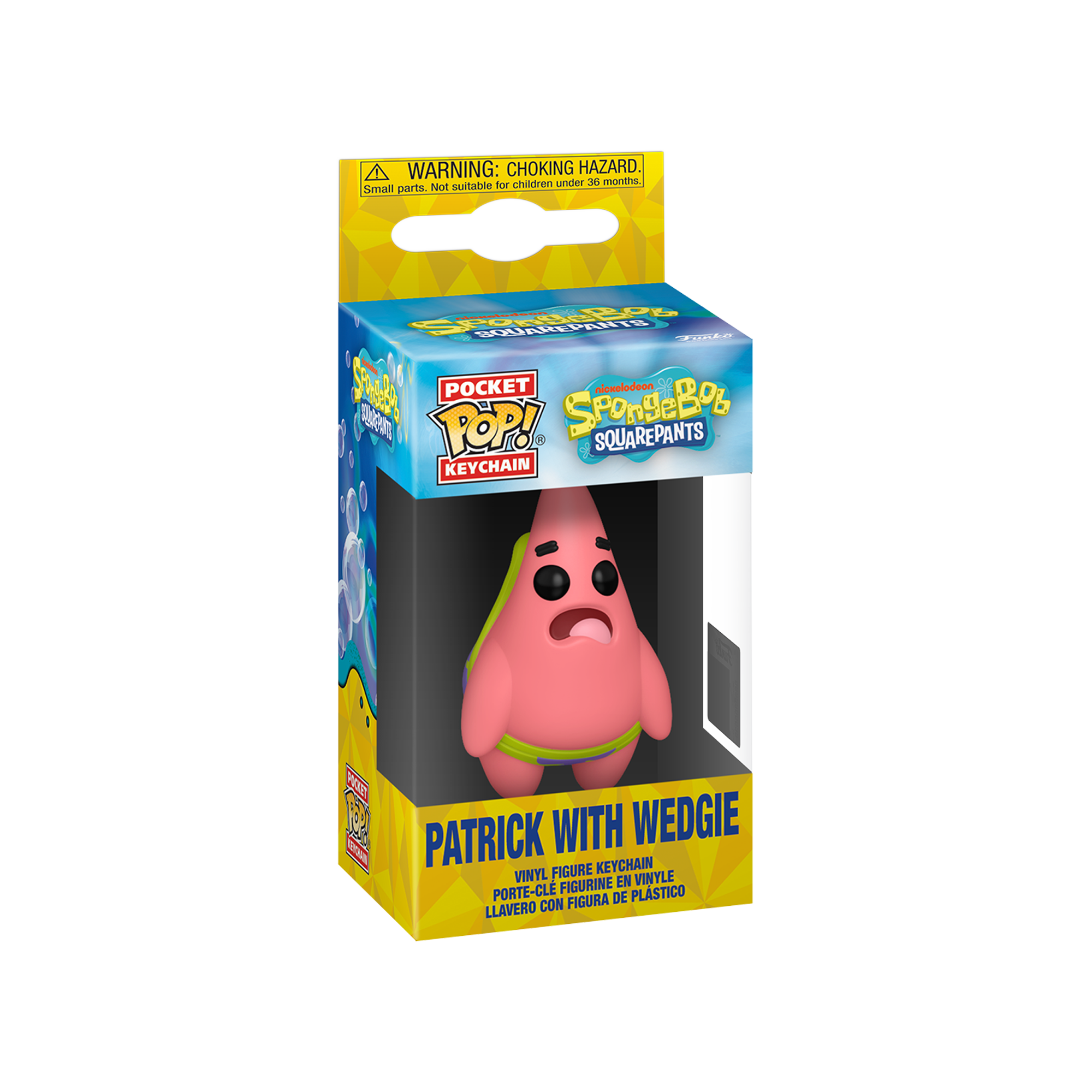 Funko Pocket Pop! Keychain - Nickelodeon SpongeBob SquarePants - Patrick with Wedgie - KOODOO