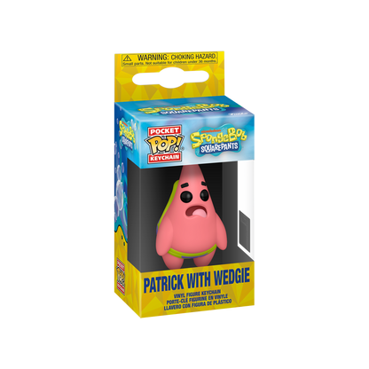 Funko Pocket Pop! Keychain - Nickelodeon SpongeBob SquarePants - Patrick with Wedgie - KOODOO