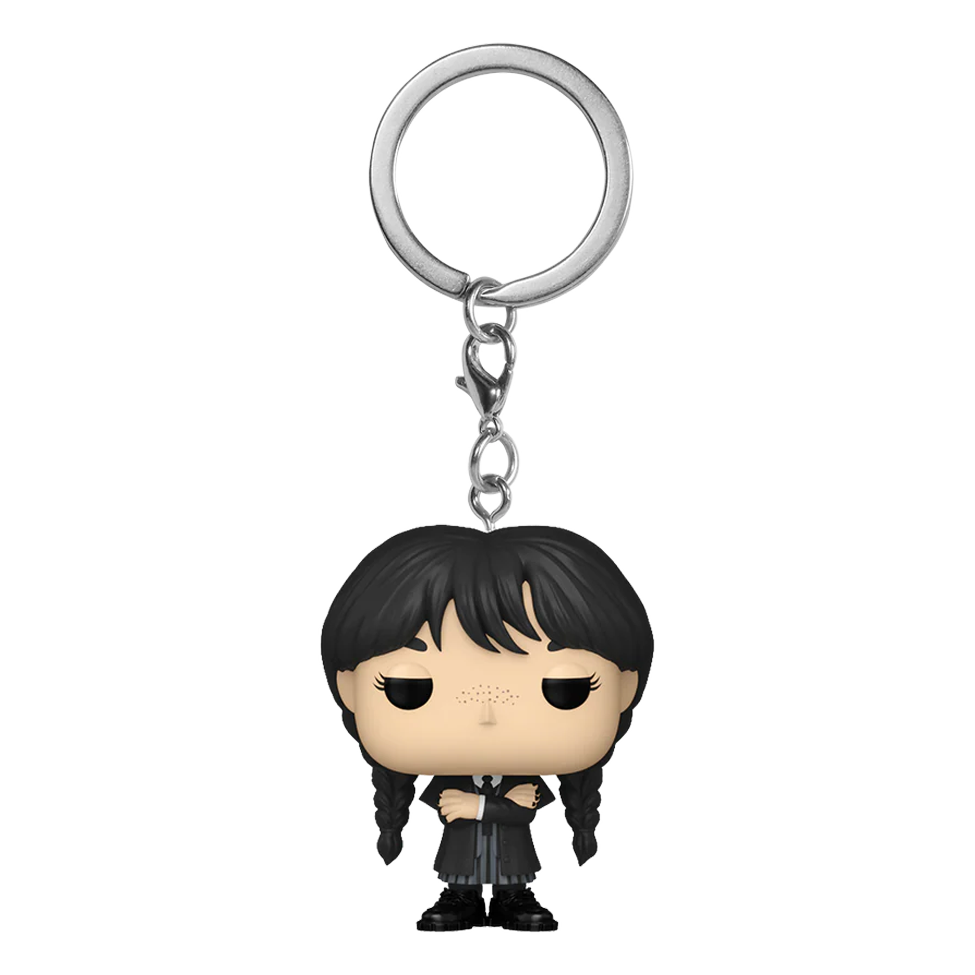 Funko Pocket Pop! Keychain: Wednesday - Wednesday Addams (Black Coat) - KOODOO