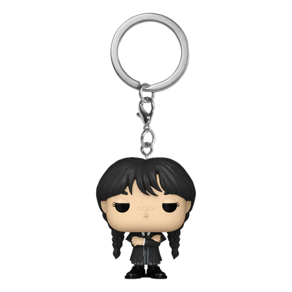 Funko Pocket Pop! Keychain: Wednesday - Wednesday Addams (Black Coat) - KOODOO