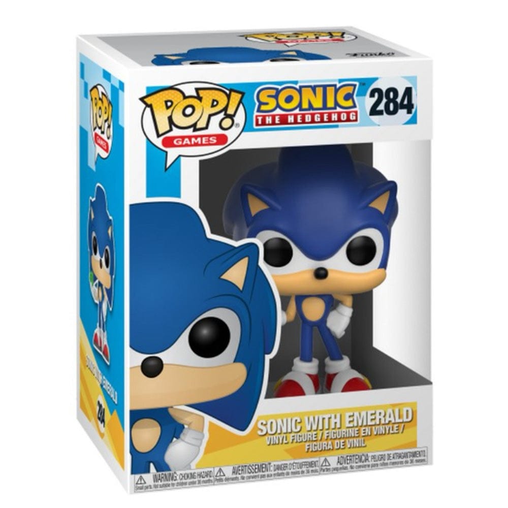 Funko Pop! Games: Sonic The Hedgehog - Sonic With Emerald - KOODOO