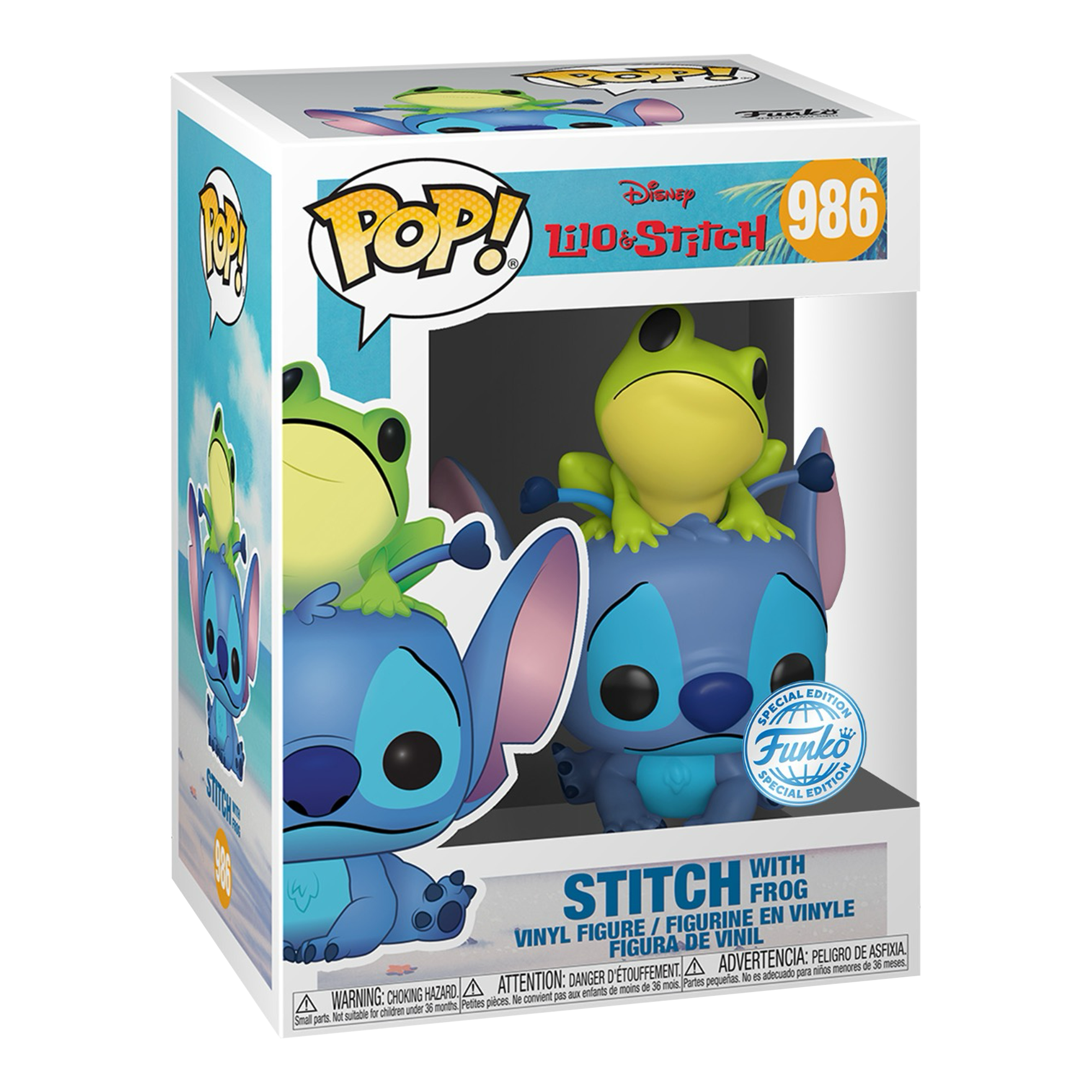 Funko Pop! Disney Lilo & Stitch: Stitch with Frog (Special Edition) - KOODOO