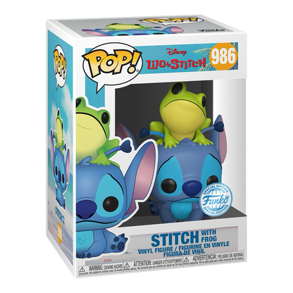 Funko Pop! Disney Lilo & Stitch: Stitch with Frog (Special Edition) - KOODOO