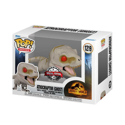 Funko Pop! Movies: Jurassic World Dominion - Atrociraptor (Ghost) (Special Edition) - KOODOO