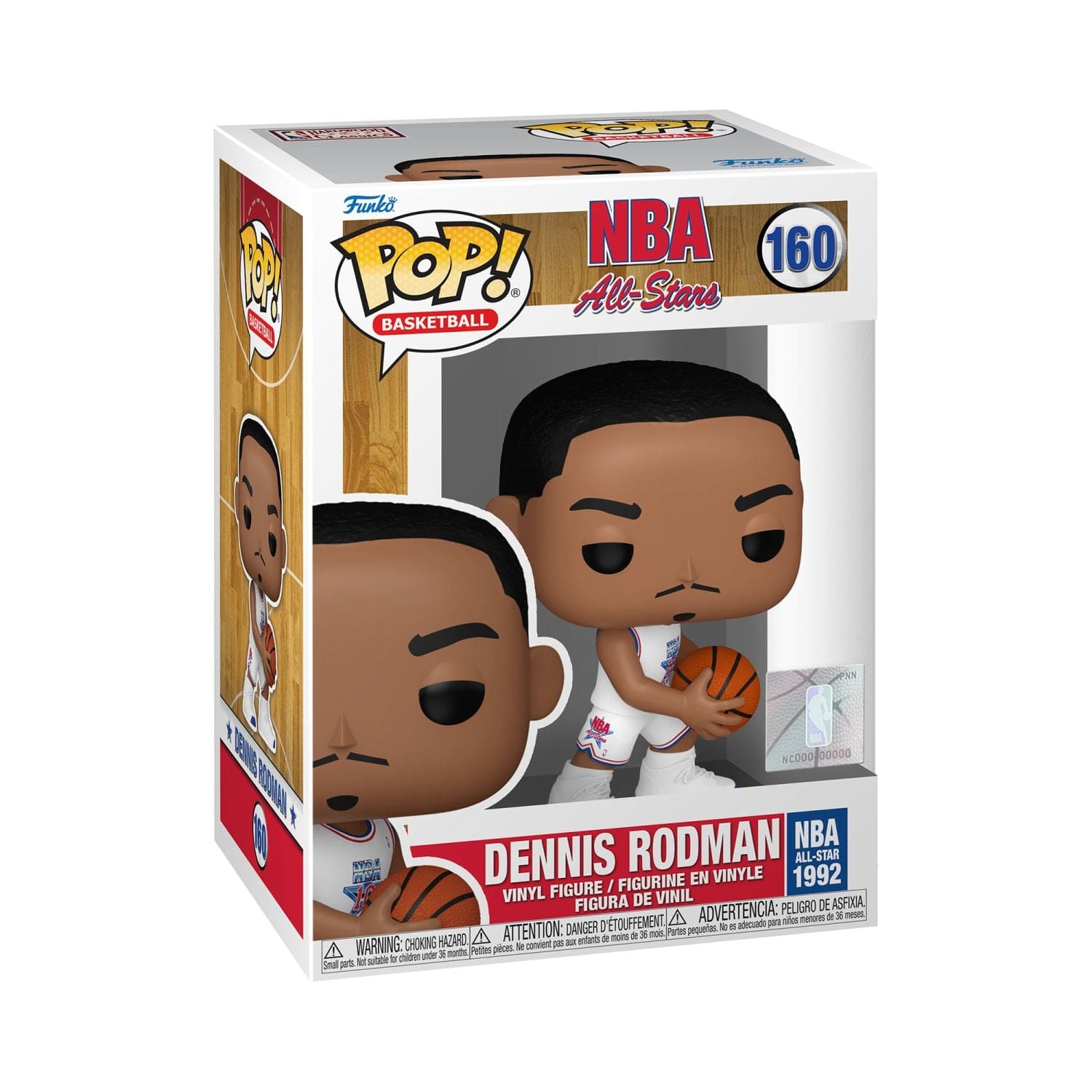 Funko Pop! Basketball: NBA All Stars -Dennis Rodman (1992) - KOODOO