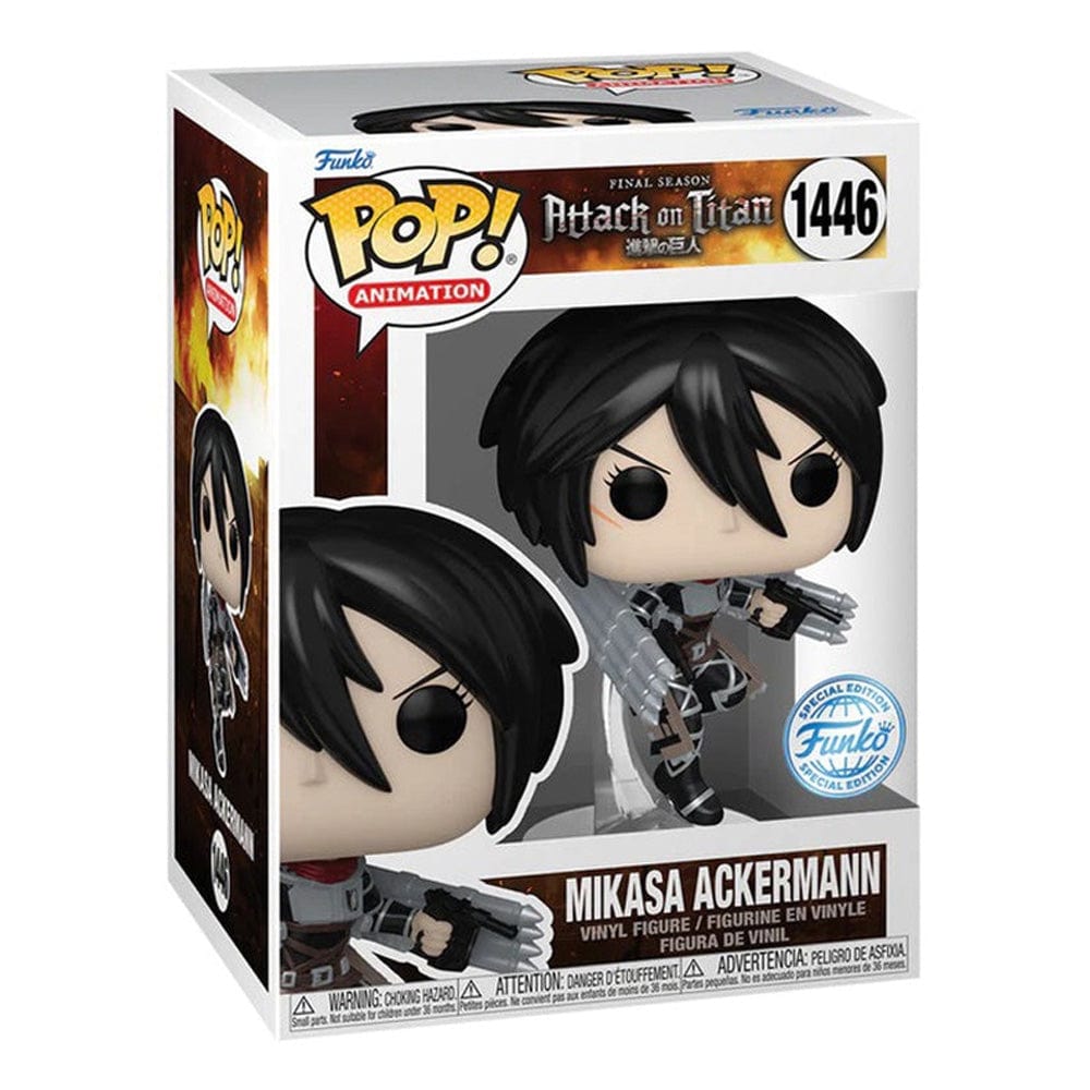 Funko Pop! Animation: Final Season Attack On Titan - Mikasa Ackermann (Metalic - Special Edition) - KOODOO