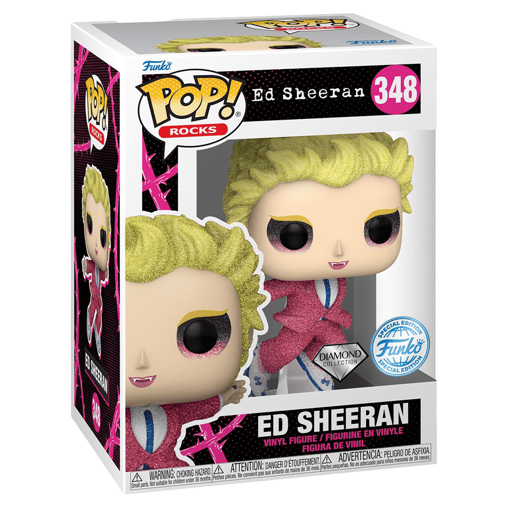 Funko Pop! Rocks: Ed Sheeran - Ed Sheeran Bad Habits (Diamond Collection - Special Edition) - KOODOO