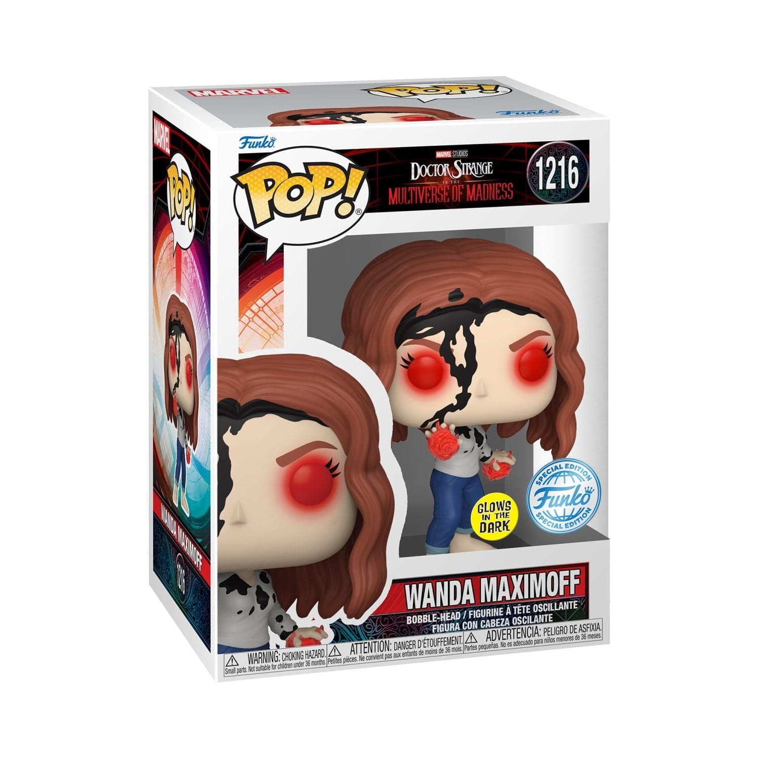 Funko Pop! Doctor Strange In The Multiverse Of Madness - Wanda Maximoff (Glow in the Dark - Special Edition) - KOODOO