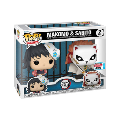 Funko Pop! Animation: Demon Slayer - Makomo & Sabito 2 Pack - KOODOO