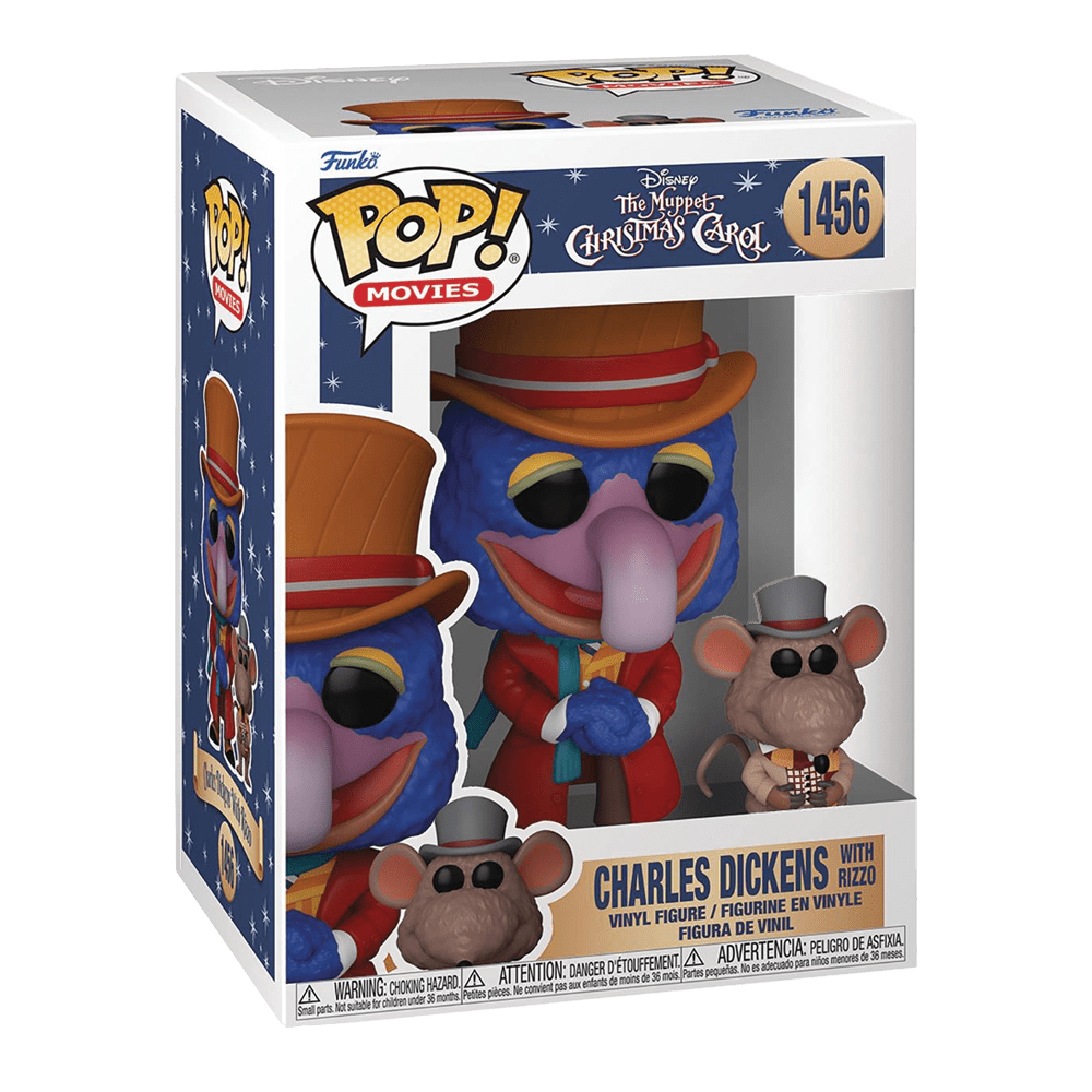 Funko Pop! Movies: The Muppet Christmas Carol - Charles Dickens With Rizzo - KOODOO