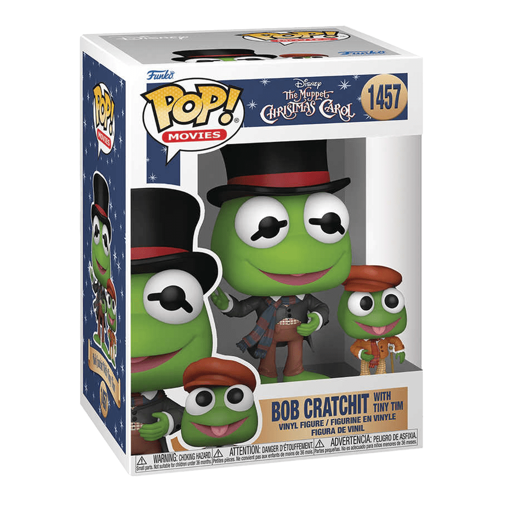 Funko Pop! Movies: The Muppet Christmas Carol - Bob Cratchit With Tiny Tim - KOODOO