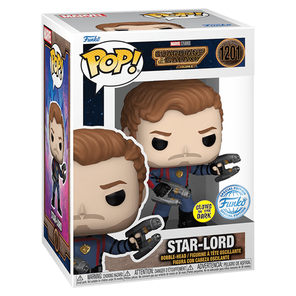 Funko Pop! Guardians of the Galaxy 3: Star Lord (Glow in the Dark - Special Edition) - KOODOO