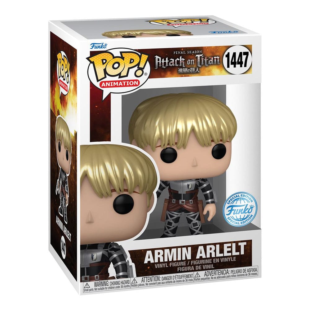 Funko Pop! Animation: Final Season Attack On Titan - Armin Arlelt (Metallic - Special Edition) - KOODOO