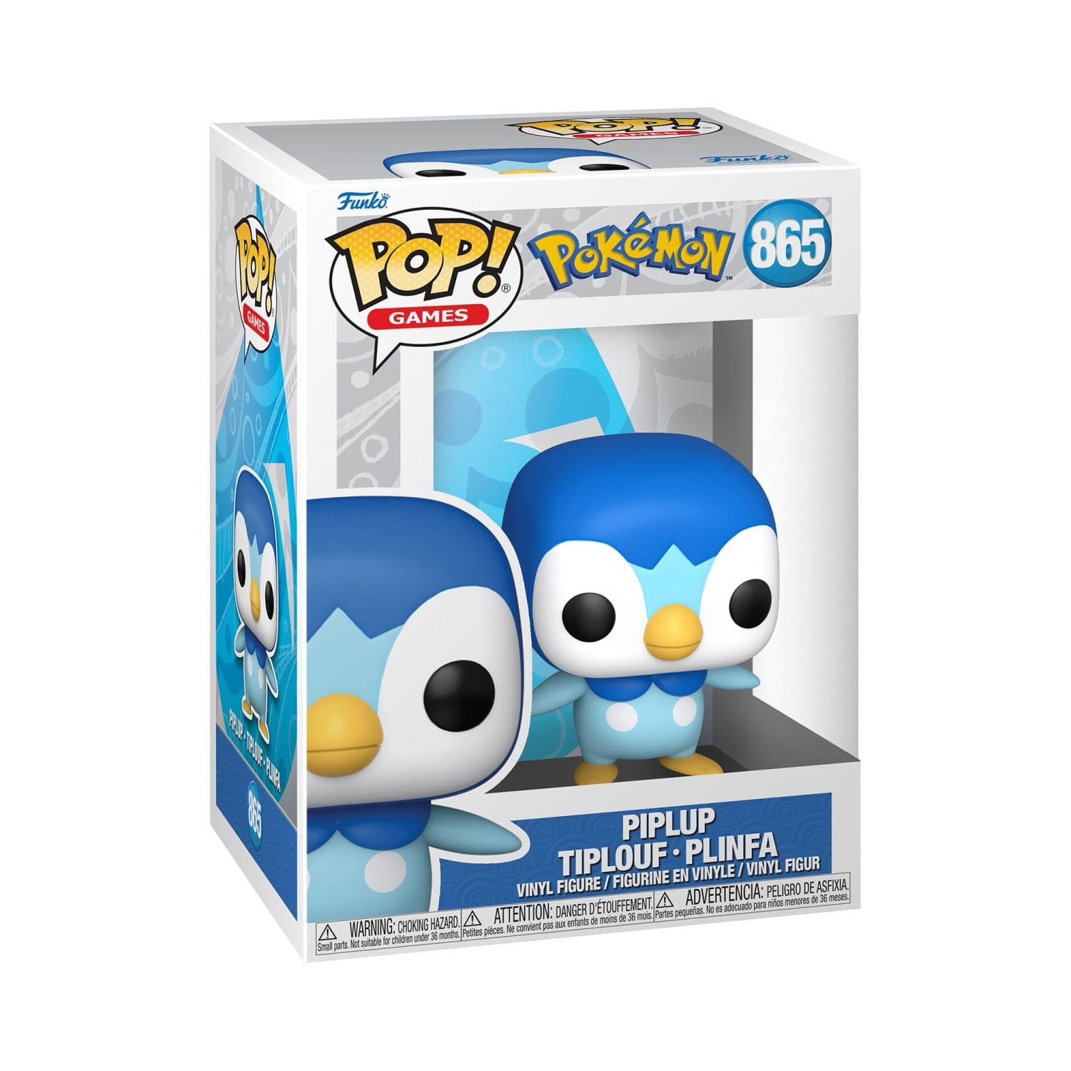 Funko Pop! Games: Pokemon - Piplup - KOODOO