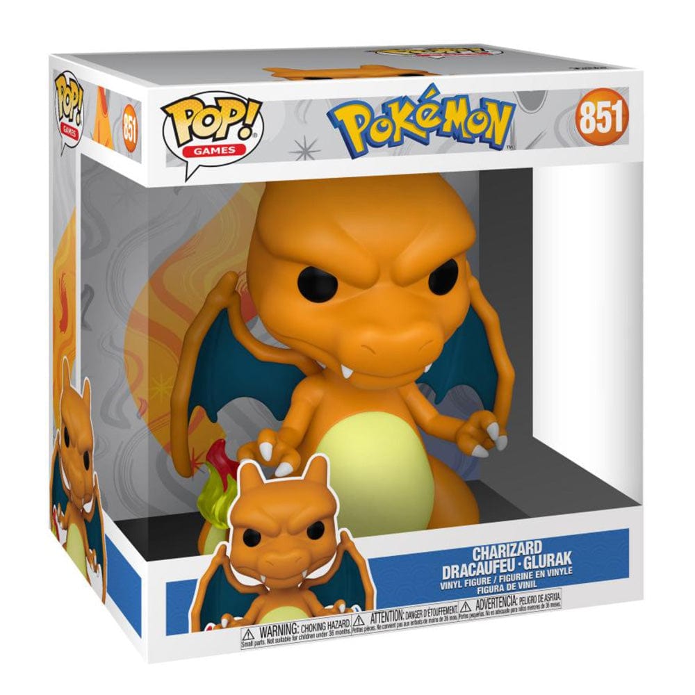 Funko Pop! Games Jumbo: Pokemon - Charizard - KOODOO