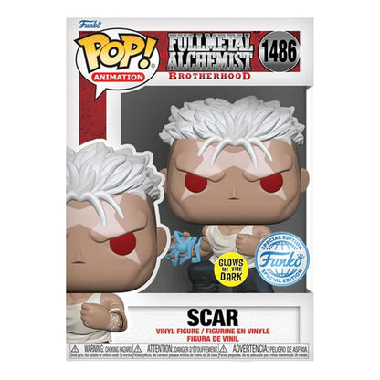 Funko Pop! Animation: Fullmetal Alchemist Brotherhood - Scar (Glow in the Dark - Special Edition) - KOODOO