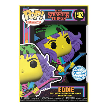 Funko Pop! Television: Netflix Stranger Things - Eddie (Black Light - Special Edition) - KOODOO