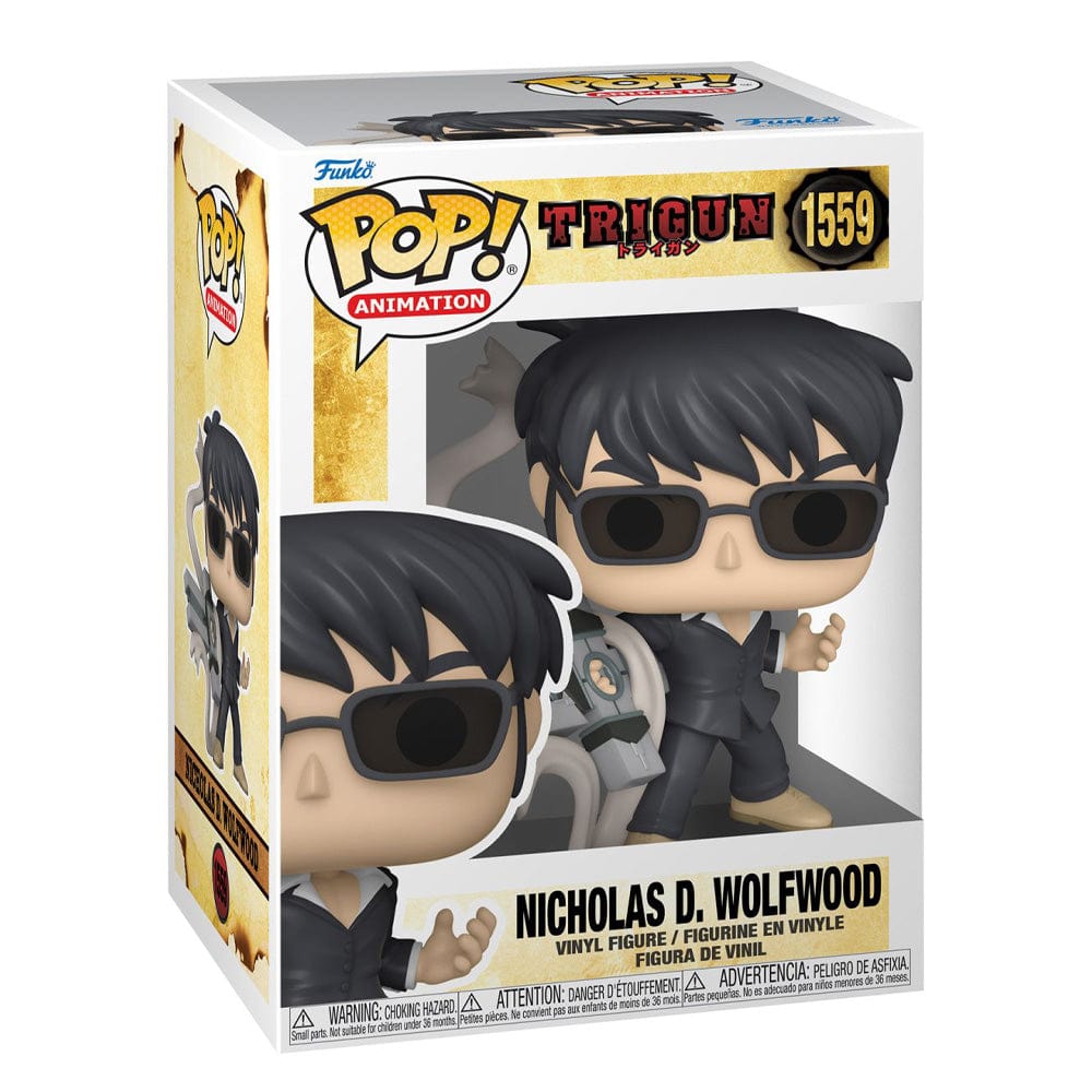 Funko Pop! Animation: Trigun - Nicholas D. Wolfwood with Punisher - KOODOO