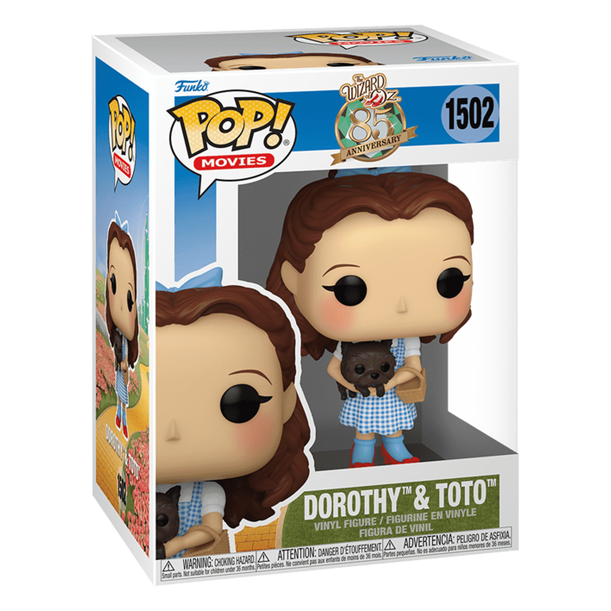 Funko Pop! Movies: The Wizard of Oz 85th Anniversary - Dorothy & Toto - KOODOO