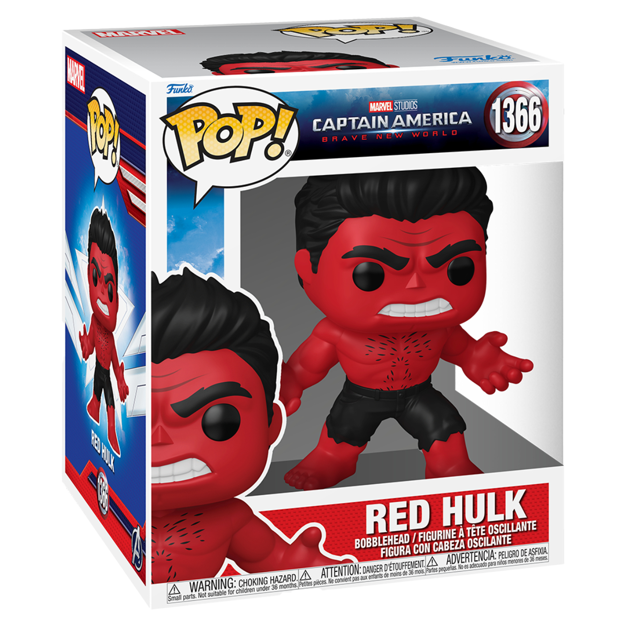 Funko Pop! Marvel Studios Captain America Brave New World - Super Red Hulk - KOODOO