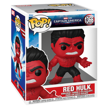 Funko Pop! Marvel Studios Captain America Brave New World - Super Red Hulk - KOODOO