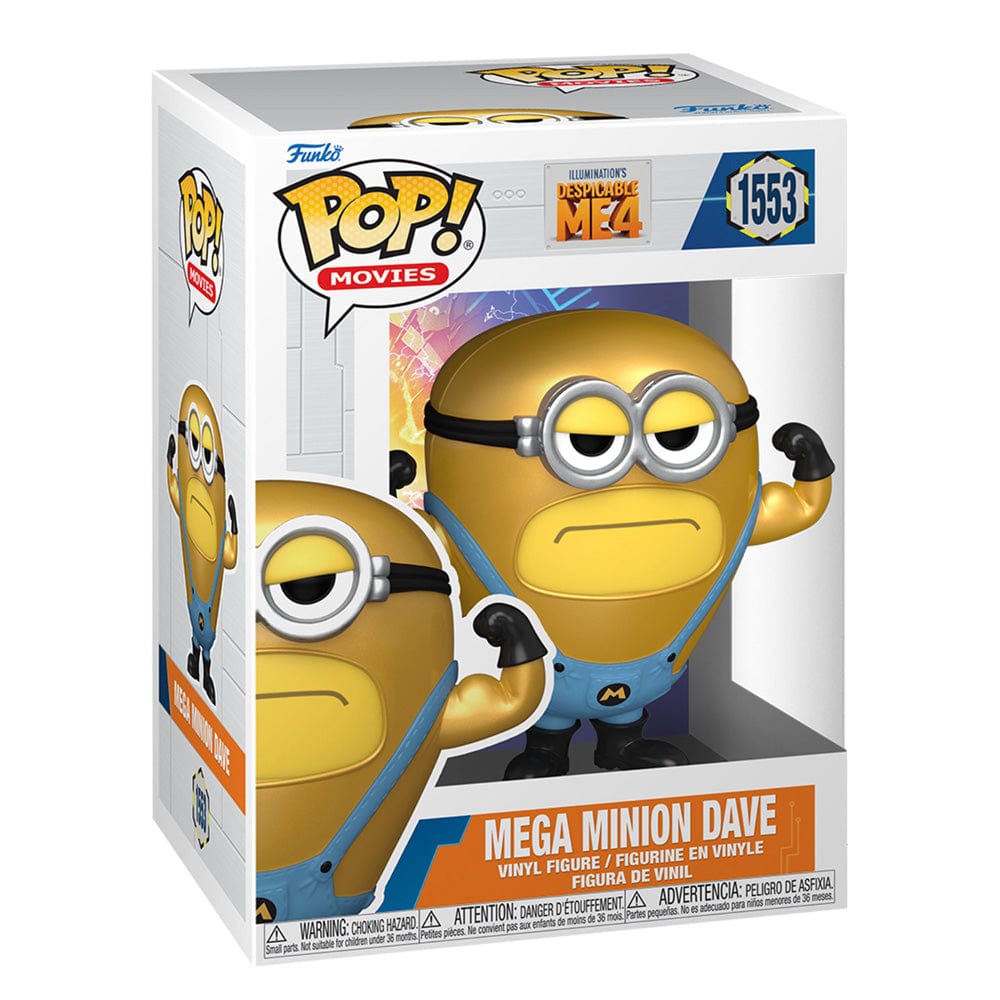 Funko Pop! Movies: Illuminations Despicable Me4 - Mega Minion Dave - KOODOO