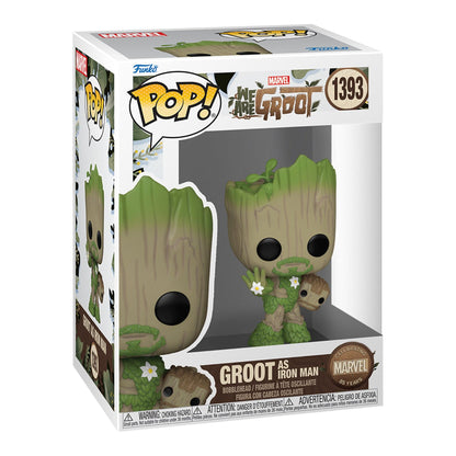 Funko Pop! Marvel: We Are Groot - Groot As Iron Man - KOODOO