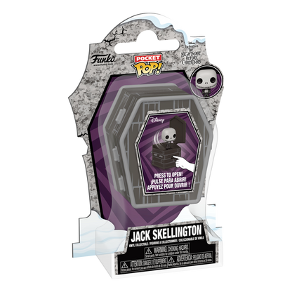 Funko Pocket Pop! Disney: Tim Burton's The Nightmare Before Christmas -Jack (Coffin) - KOODOO
