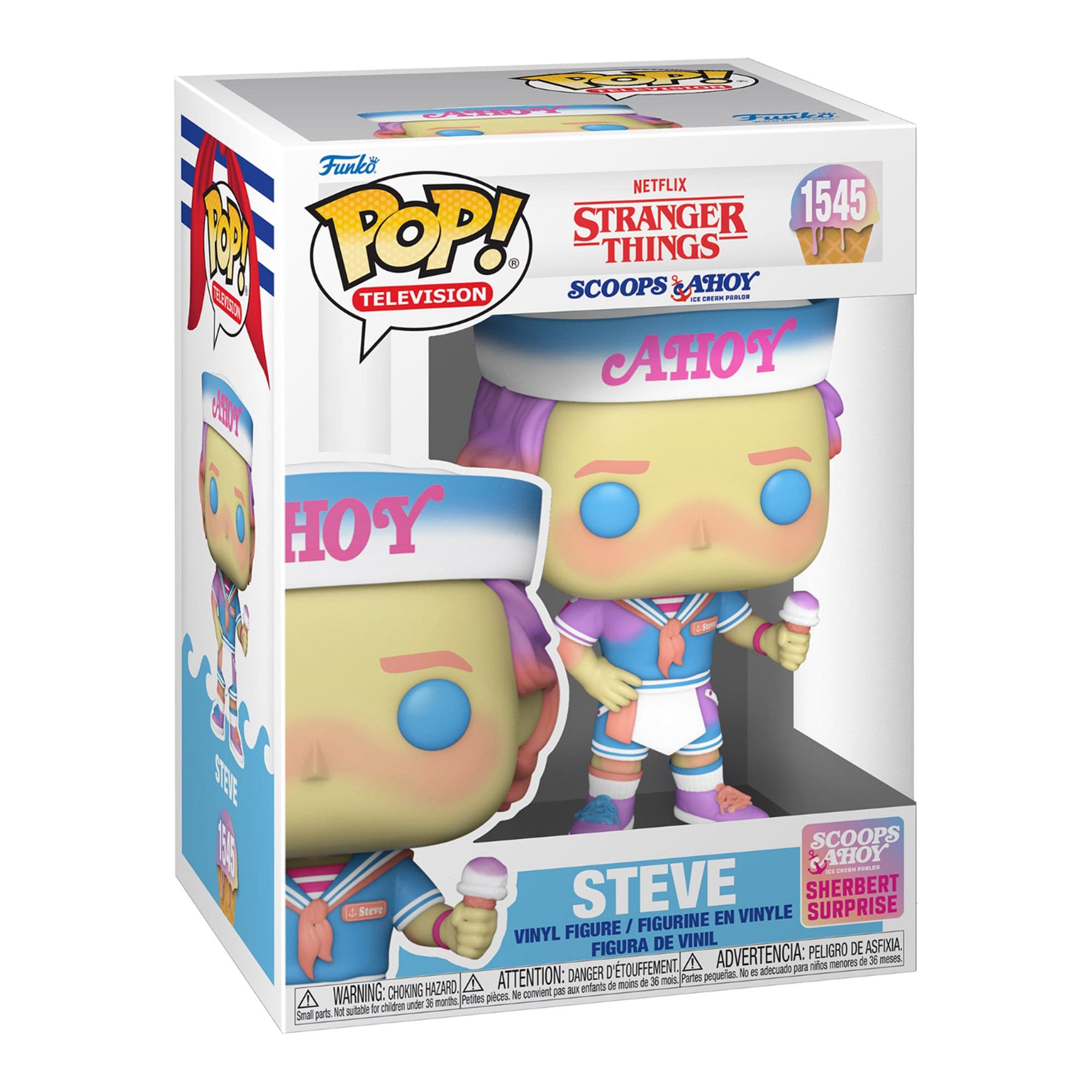 Funko Pop! Television: Stranger Things Scoops Ahoy - Steve Harrington - KOODOO