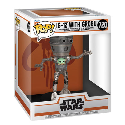 Funko Pop! Deluxe: Star Wars - IG-12 With Grogu - KOODOO