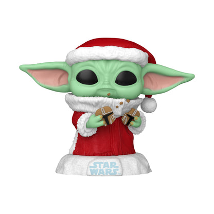 Funko Pop! Star Wars: Holiday Grogu - Grogu With Christmas Cookie - KOODOO