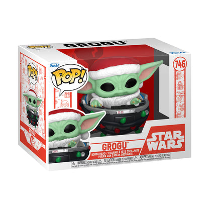 Funko Pop! Star Wars: Holiday Grogu - Grogu with Santa Hat In Pram - KOODOO